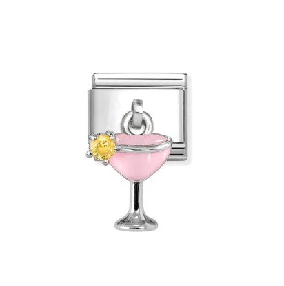 Nomination Pala - Cocktail roikkuva zirconilla Cocktail glass with yellow zircon