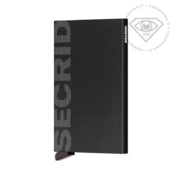 Secrid Cardprotector - Laser Logo Brushed Black