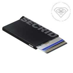 Secrid Cardprotector - Laser Logo Brushed Black