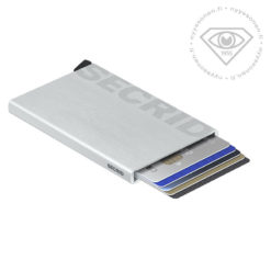 Secrid Cardprotector - Laser Logo Brushed Silver