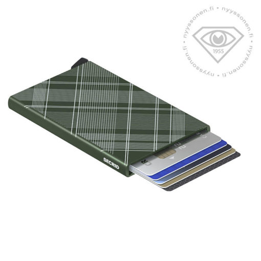 Secrid Cardprotector - Laser Tartan Green