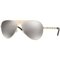 Versace VE2189 Brushed Pale Gold - Light Grey Mirror Silver