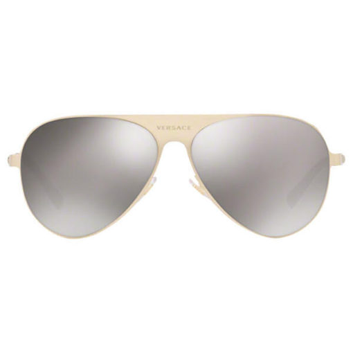 Versace VE2189 Brushed Pale Gold - Light Grey Mirror Silver