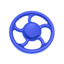 Fidget Spinner Metal Round - Blue