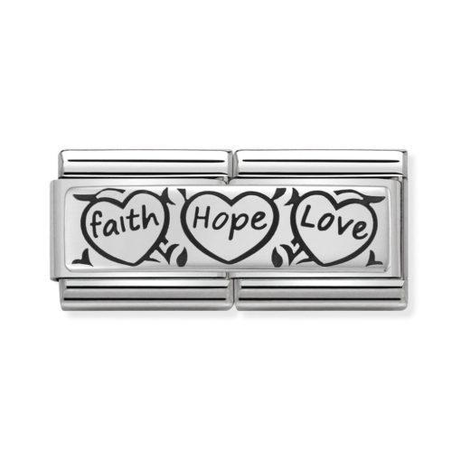 Nomination Pala - Faith Hope Love Double