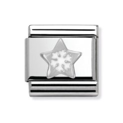 Nomination Pala - Tähti Hopea Star with Snowflake Silver