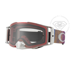 Oakley Front Line MX Shockwave Red Blue - MX Clear