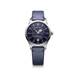 Victorinox Alliance Small Moon Phase Blue Leather